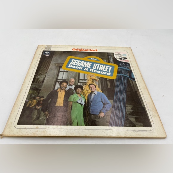 The Sesame Street Book & Record Original Cast Vintage Album 1970 Columbia Stereo - Picture 1 of 5